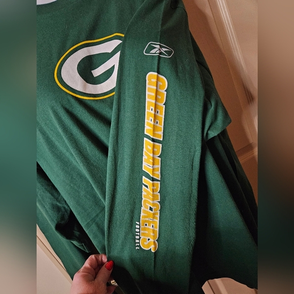 #012 NFL APPAREL By: REEBOK - Long Sleeve T, “GREEN BAY PACKERS” Men’s Size: 2XL - Picture 3 of 5